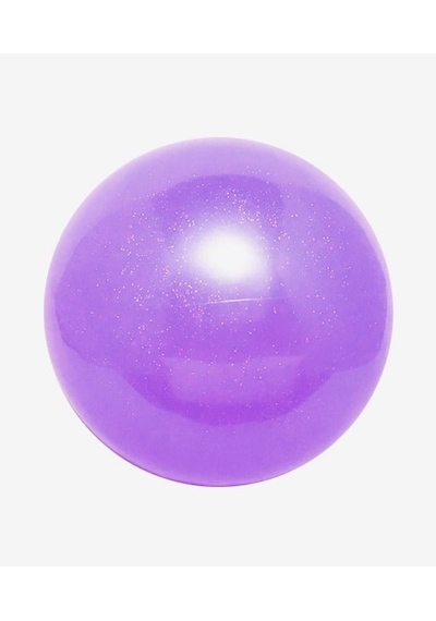 Gymo Cimnastik Topu 16Cm Simli Lila