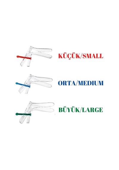 Vaginal Speculum S/m/l Vajinal Spekülüm 3lü Paket