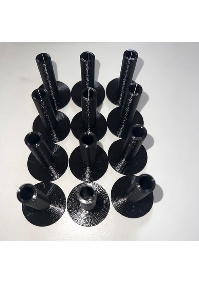 Uzun Zil Yatağı, Long Cymbal Sleeves 2 -50.8mm ,bateri Plastik Kılıf, Zil Yatağı -12 Adet