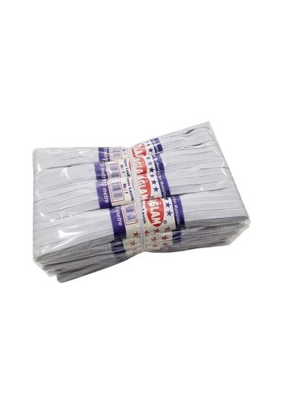 Sağlam Beyaz Yassı Don Lastik No-1 10m- 20'li Paket