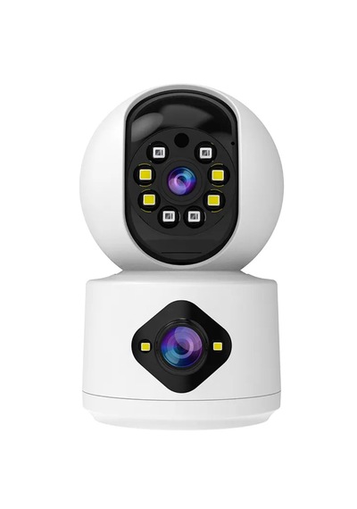 Yeni Nesil Çift Lens Biri Sabit Biri Hareketli Güvenlik Kamerası