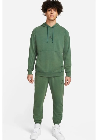 Nike Jordan Dri Fit Men's Fleece Pullover Hoodie Erkek Kapüşonlu Sweatshirt Yeşil Yeşil