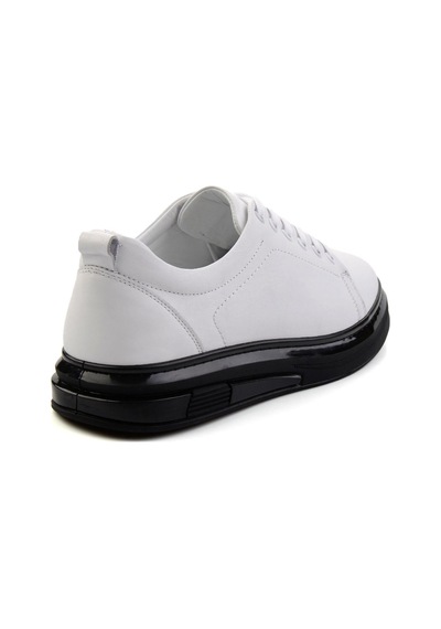 Beyaz Leather Erkek Casual Ayakkabı E01018033343 Beyaz