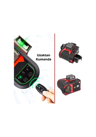 Uni-t Lm573ld-ıı Yeşil Ld Çizgi Lazer Hizalama 40 Mt