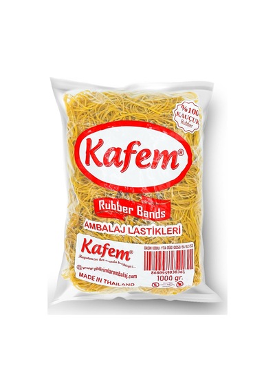 Kafem Ambalaj Lastiği 70 Mm 30 Paket X 1000 Gram Koli
