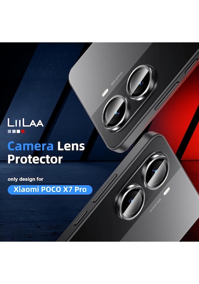 Poco X7 Pro Kamera Koruma Lens Koruyucu Temperli Cam Aparatlı