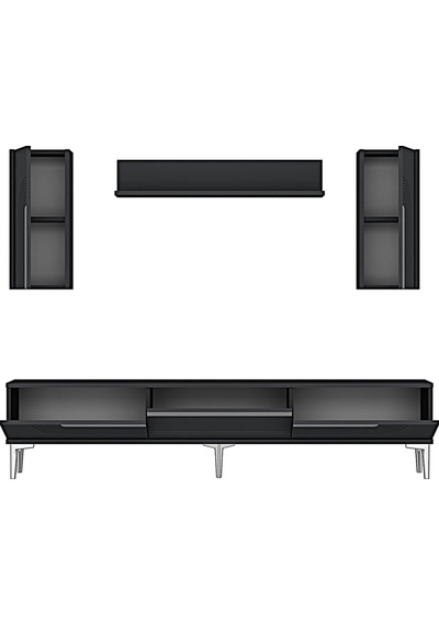 Tvr1803as - Meyra Tvr180 Ünitesi Takım Antrasit-sılver 180cm
