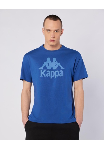 Kappa Comforted Erkek Mavi Regular Tişört