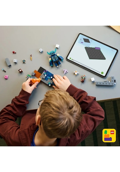 LEGO® Minecraft® Bekçi Karşılaşması 21274 - 7 Yaş ve Üzeri Çocuklar için Video Oyunu Temalı, Koleksiyonluk Oyuncak Yapım seti (238P)