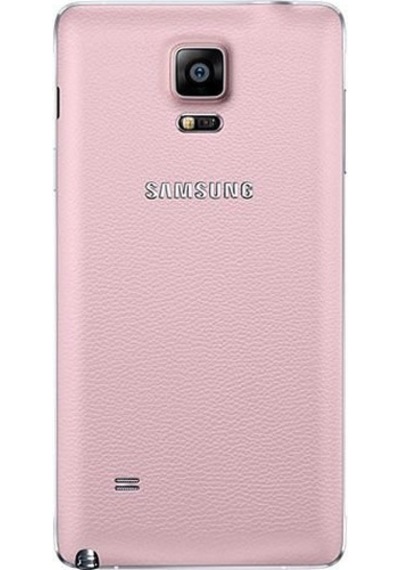 Galaxy Note 4 N910 İle Uyumlu Arka Kapak Pembe Ef-on910spegww