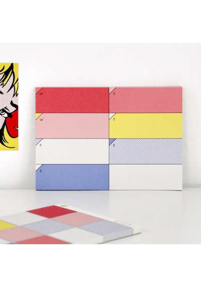 Pansy Daisy Paperways Palette Mini Haftalık Planlayıcı - Girl With Hair Ribbon Lichtenstein - Mini Haftalık Planlayıcı Çok Renkli Pansy Daisy Paperways Palette Mini Haftalık Planlayıcı - Girl With Hair Ribbon Lichtenstein - Mini Haftalık Planlayıcı Çok Renkli