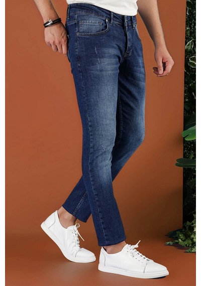 Efor Denim Pnt 111 Koyu Mavi Jean Pantolon Mavi