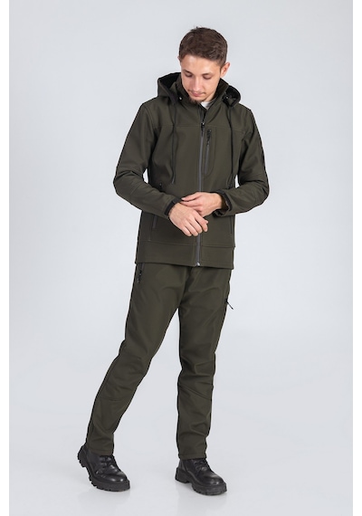 Vatan Tekstil Erkek Suya Ve Rüzgara Dayanıklı Softshell Outdoor Pantolon Haki