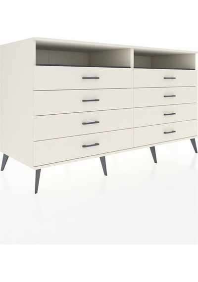 Kronos Konsol 2 Raflı 8 Çekmeceli 176x59x99 Aytaşı-antrasit/ayta Aytaşı-antrasit/aytaşı