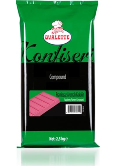 Katsan Ovalette Frambuaz Konfiseri Kokolin 2500 G
