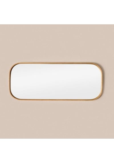 Deco Zaha Ayna - Bej - 42x103 Cm Çok Renkli