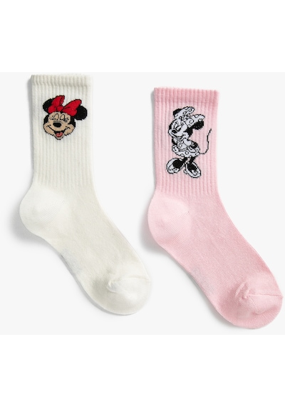 Koton 2'li Mickey Mouse Baskılı Çorap Lisanslı Multıcolor 3wkg80040aa 3WKG80040AAMIX Mavi Koton 2'li Mickey Mouse Baskılı Çorap Lisanslı Multıcolor 3wkg80040aa 3WKG80040AAMIX Mavi