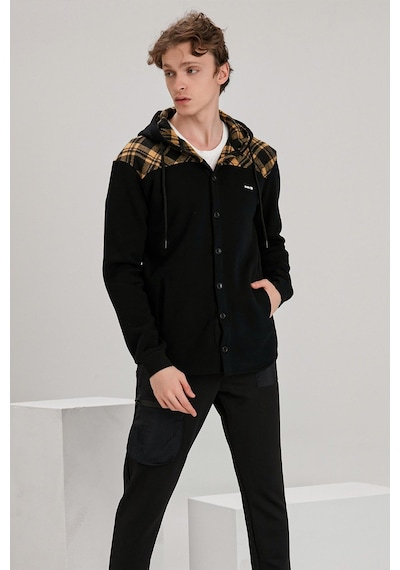 Alexandergardı Ekose Detaylı Düğmeli Sweatshirt E22-61500 001