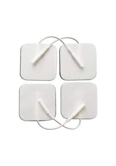4 Adet Kablolu Tens Cihazı Elektrodu 5X5Cm 4Lü Paket Elektrot Ped