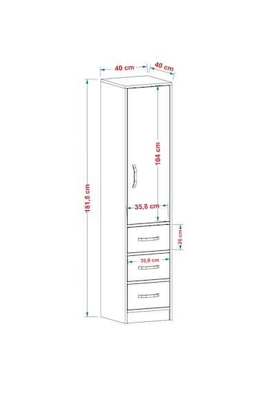 Modera Çok Amaçlı Dolap 3 Çekmeceli Kapaklı Modern Saklama Dolabı, Mutfak Banyo Dolabı, Beyaz Beyaz Modera Çok Amaçlı Dolap 3 Çekmeceli Kapaklı Modern Saklama Dolabı, Mutfak Banyo Dolabı, Beyaz Beyaz