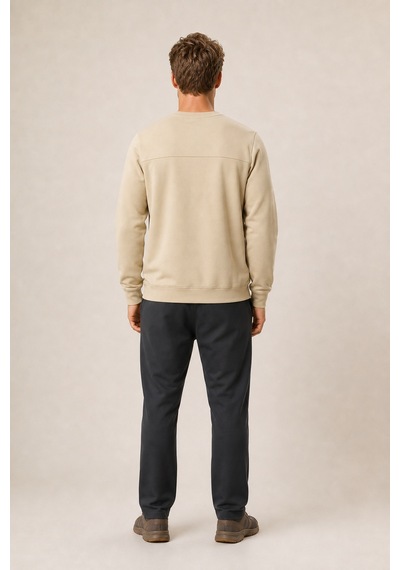 Redline Benko Regular Fit Kışlık Sweatshirt Yeni Sezon Bej