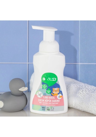 %100 Doğal Zeytinyağlı Kids Köpük Sabun 250 Ml Renkli