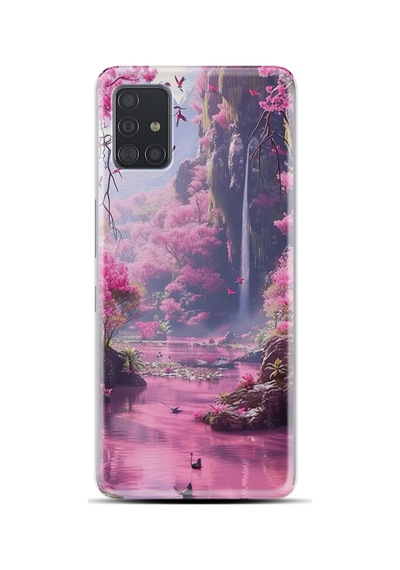 Samsung Samsung Galaxy Uyumlu A31 Kılıf Boutique Baskılı Resimli Şelale Pcode -033