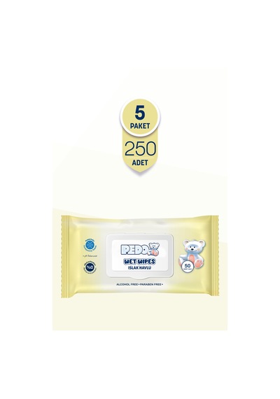 Pedo Klasik Islak Mendil 50'li 5 Paket