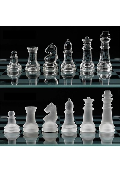 Cam Satranç Seti 20*20 cm