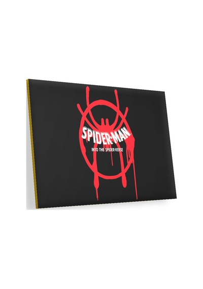 Cakasepetim Spiderman Into The Spider Verse Logo Ahşap Mdf Tablo