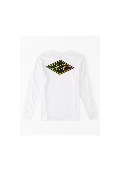 Billabong Crayon Wave Ls Erkek Tişört Abyzt01719-Wht