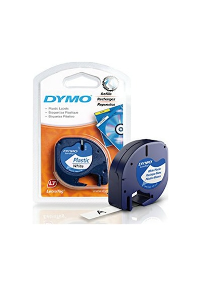 Dymo Letratag S0721660 Beyaz Plastik Yedek Şerit Etiket 12MM X 4M