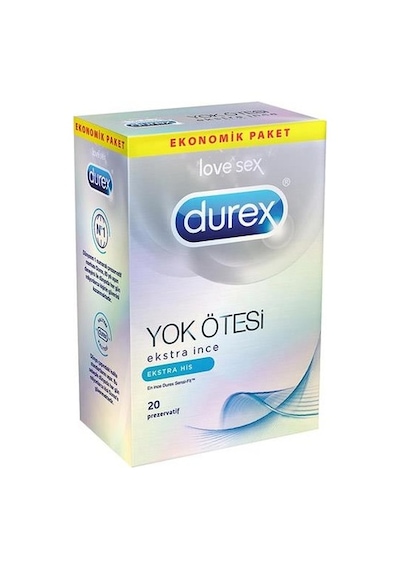 Durex Yok Ötesi Ekstra İnce Ultra Kaygan Prezervatif 20'li