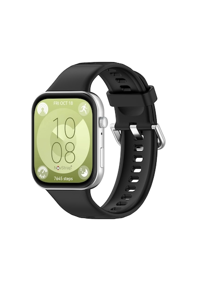 Novstrap Huawei Watch Fit 4 Pro/fit 4/fit 3 İle Uyumlu Kordon Tam Uyumlu Pimli Yumuşak Silikon Kayış