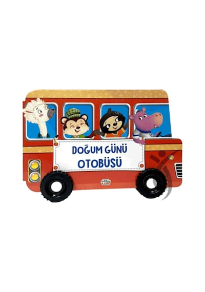 Doğum Günü Otobüsü Tekerlekli Kitaplar