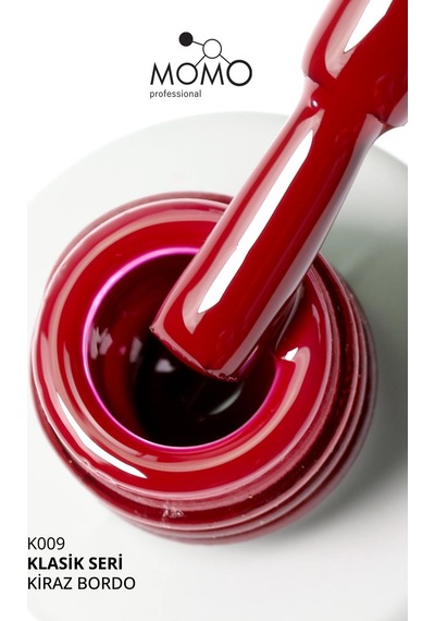 Momo Professional Kalıcı Oje K009 Kiraz Bordo 14 Ml