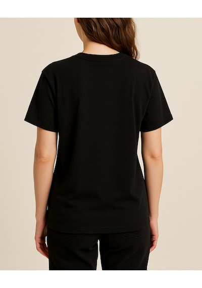 Hugo Boss Brand Baskılı T-shirt Siyah