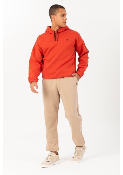 Maraton Sportswear Oversize Erkek Lastik Paça Basic Açık Vizon Eşofman Altı 22398-açık Vizon Açık Vizon