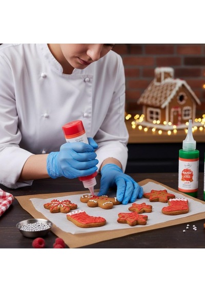 Glazür Cookie Icing Kırmızı 150 Gr Kurabiye, Cupcake Ve Pasta İçin Kullanıma Hazır Şeker Glazürü