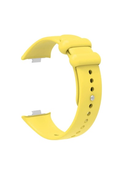 Xiaomi Mi Band 8 Pro İle Uyumlu Spor Jel Silikon Kordon, Sarı