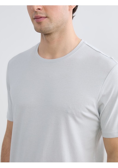 Lcwaıkıkı Classic Gri Slim Fit Basic Soft Touch Tişört