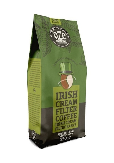 Oze Aromalı Filtre Kahve Tanışma Seti Irish Cream 250 G + All Day Blend 250 G + Vanilya 250 G French Press