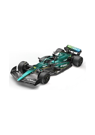 Kumandalı Şarjlı Işıklı Full Fonksiyon 1:14 2.4g Formula 1 Aston Martin Aramco Oyuncak Araba Çok Renkli