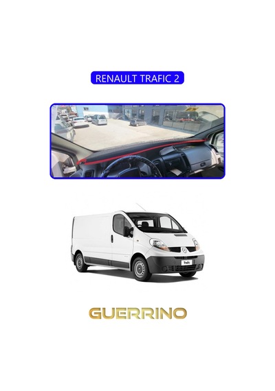 Renault Trafıc 2torpido Koruma Halısı Mavi Kenar
