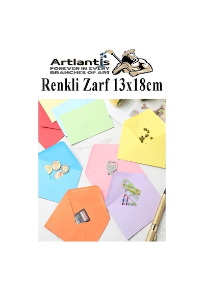 Mavi Zarf 13x18 Cm 100 Adet Mavi Mektup Zarfı Davetiye Zarfı Kartpostal Çekiliş Hediye Zarfı