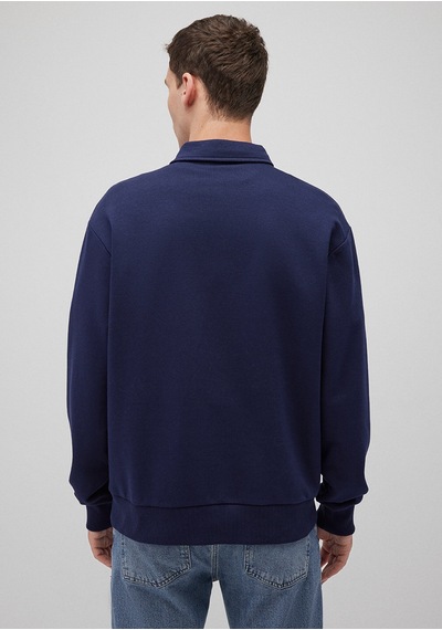 Mavi - Lacivert Polo Sweatshirt 0611689-84371 Lacivert