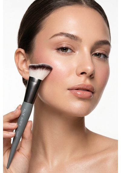 Yüz Hattı Şekillendirici Fırça - Kontür, Bronzer Ve Allık Uygulama Fırçası - Face Sculpt Brush