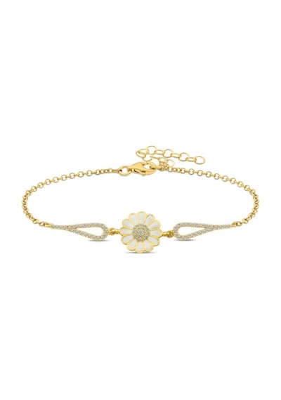Casera's Gümüş Gold Papatya Bileklik Csr2183302 Gümüş