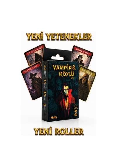 Vampir Köylü Avcı Kutu Oyunu Kart Oyunları Aile Ve Arkadaş Hediye Oyun Parti Oyunu Rol Yapma Eğlence