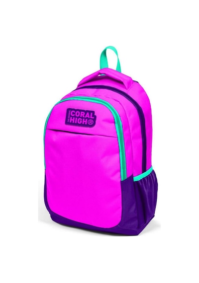 Coral High Kids Mor Pembe Üç Bölmeli Okul Sırt Çantası 14401